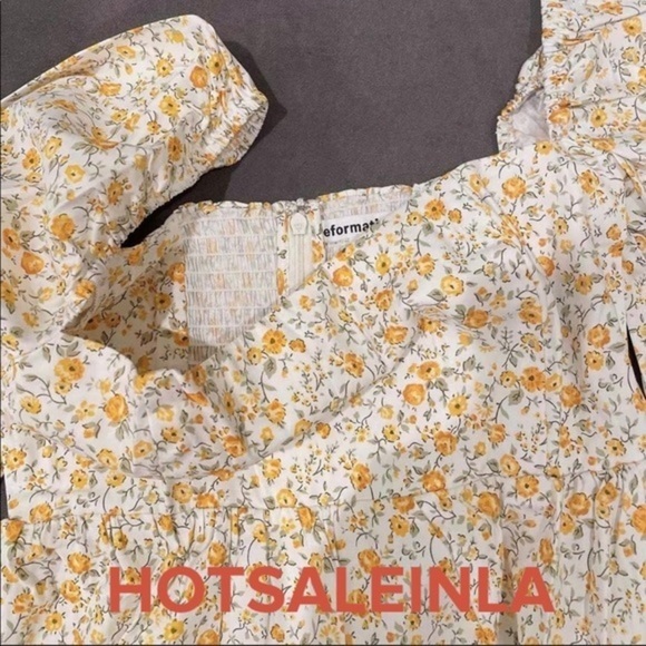 Reformation Michaela Dress in Lima *NEW* - Picture 5 of 6